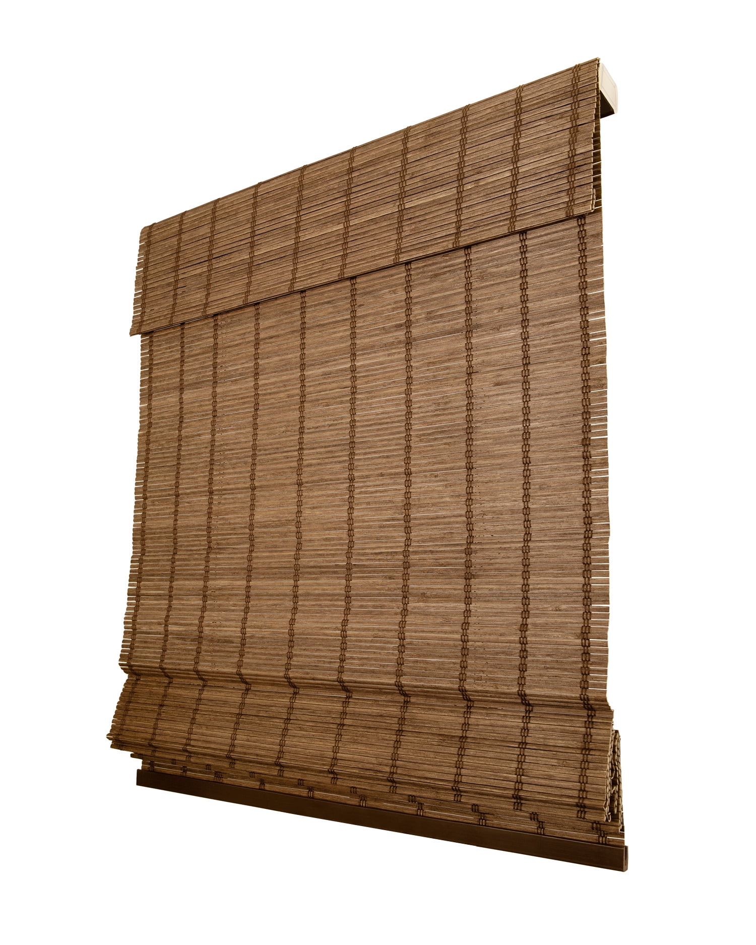 Chicology 35"W x 64"H Elk Cordless Bamboo Shades, Natural Woven Wood, Light Filtering, Safe for Kids & Pets
