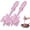Pink, variant on Meat Chopper 2 Pcs, Manual Hamburger Masher for Ground Beef, Potato & Vegetable, Heat Resistant,Pink