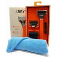 thumbnail image 2 of Harry's Razor Handle (Orange) Replacement Cartridges Post Shave Balm and Towel, 2 of 5