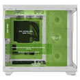thumbnail image 3 of Gabinete DXT GAMING Titan X Media Torre con Display de Temperatura y Velocidad 4 Fan ARGB USB-C Blanco CDXT600WT, 3 of 6