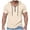 Khaki, variant on Tee Shirts Mens Mens Casual T-Shirts Classic Short Sleeve Knit Tees Crewneck Tee Shirts (Navy,S)