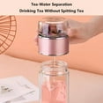 thumbnail image 4 of Glass Infuser, 2026 Upgraded 3-in-1 Design Glass Infuser Built-in Filter Tea Infusifie, Portable Double layered Tea Cup With lid, Suitable For Family, Sports And Travel, 4 of 6