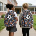 thumbnail image 2 of Yuyamidu Ball Theme 4Pcs Kids Backpack Set for Boys 17 Inch School Bookbag with Lunch Bag Pencil Case Water Bottle Sleeve for Elementary Middle School, 2 of 7