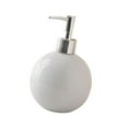 thumbnail image 4 of Dispensador de jabón de manos con bomba de 550 ml, recargable, para encimera de cocina y tocador. blanco, 4 of 9