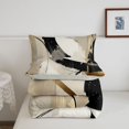 thumbnail image 5 of Homewish Modern Spiral Twin Comforter Sets,Geometric Abstract Bedding Set,Cream,Light Gray Reversible,2-Piece,1 Comforter and 1 Pillowcase, 5 of 7