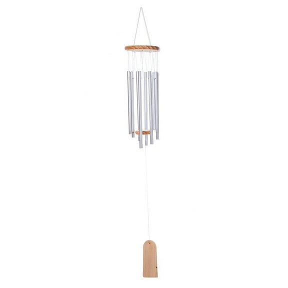 Hand Tuned Aluminum Feng Shui Wind Chime for Patio, Garden, Terrace and Balcony - Beautiful Outdoor Decor WIN-KS0381
