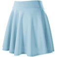 thumbnail image 3 of Women's Basic Flared Casual Mini Skate Skirt Versatile Stretchy, 3 of 7
