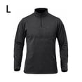thumbnail image 4 of Sonducket Jersey de media cremallera para hombre, camiseta cálida de manga larga transpirable de Color sólido para niños, ropa interior térmica Camisetas Negro L Sonducket AP013080-03, 4 of 6