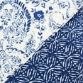 thumbnail image 5 of Lush Decor Erindale Paisley Cotton Reversible Quilt, Full/Queen, Navy/Blue, 3-Pc Set, 5 of 9