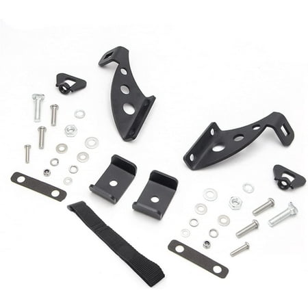 iFJF Hi Lift Jack Bracket Door Hinge Hood Hinge Mount Kit for 2007-2020 Wrangler JK JL JKU JLU