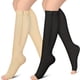 thumbnail image 3 of Calcetines De Compresión Sin Dedos Unisex, Calcetines De Rodilla Con Cremallera Lateral, Calcetines Para Prevención De Venas Varicosas, 3 of 4