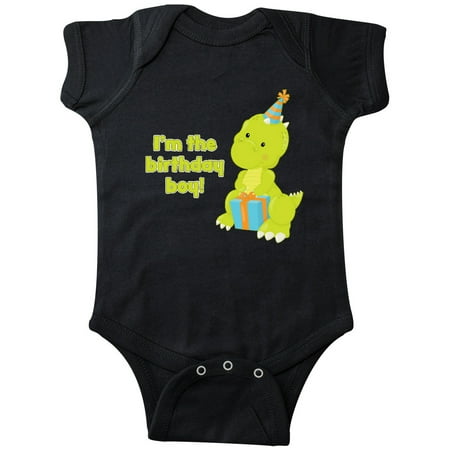 

Inktastic I m the Birthday Boy T-rex Dinosaur Party Gift Baby Boy Bodysuit
