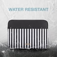 thumbnail image 6 of BAGSMART Laptop Sleeve Case for 13"-13.3" Notebook, Protective Soft Padded Zipper Cover Carrying Computer Bag with Pocket, Compatible with MacBook Air Pro Retina 14" Pro/Max, Black Stripes, 6 of 8