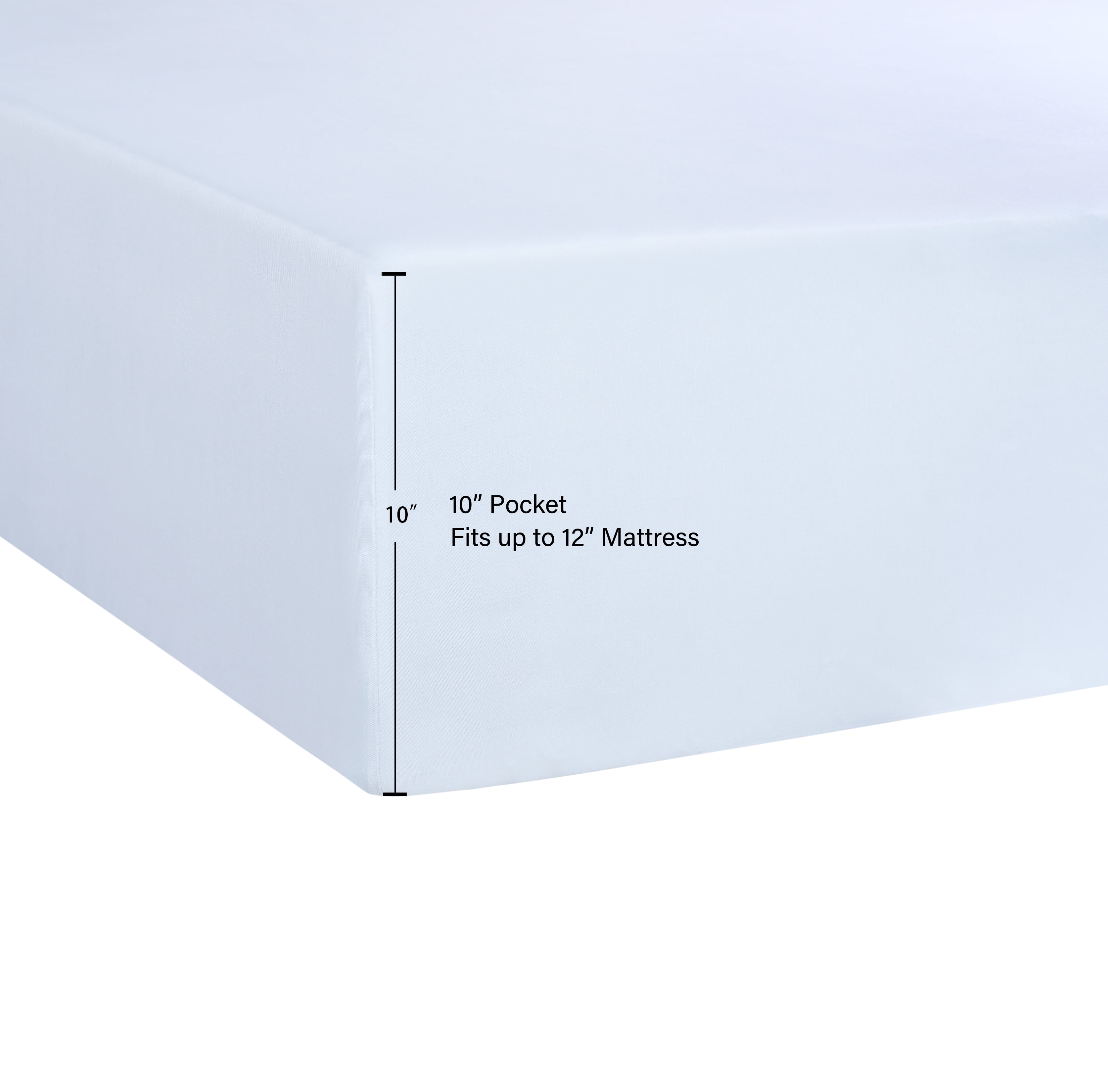 Mainstays Basic Value Microfiber Bed Sheet Set, Arctic White, Twin, 3 Piece