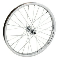 Wheel Master 18in Juvenile Steel Front Wheel B/O 5/16inx100mm Rim Brake Silver