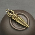 thumbnail image 3 of Walbest Handcraft Pendant Retro Rust Resistant Brass Solid Religious Pestle Prayer Pendant, 1 Piece, 3 of 7