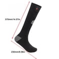 thumbnail image 3 of Calcetines calentados de 5V 4000mAh Calcetines calentados de invierno para motos de nieve y esquí para hombres y mujeres, 3 of 7