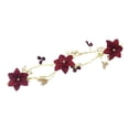 thumbnail image 1 of Diademas de mujer de cristal de flor rosa Diadema con estampado de flores Cabello de mujer Fernando Red Rose Flower Head Band, 1 of 7