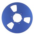 thumbnail image 2 of Empty Tape Reel, 1/4 10 Inch Recording Tape Reel, Universal Take Up Reel, 3 Holes Open Reel Audio Takeup Reel, Aluminum Alloy Replacement Empty Reel Sound Tape for Recording, 2 of 8