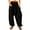 Black #815, variant on Women's Casual Pants Womens High Waist Wide Leg Palazzo Beach Loose Baggy Harem With Pockets Beach Trousers