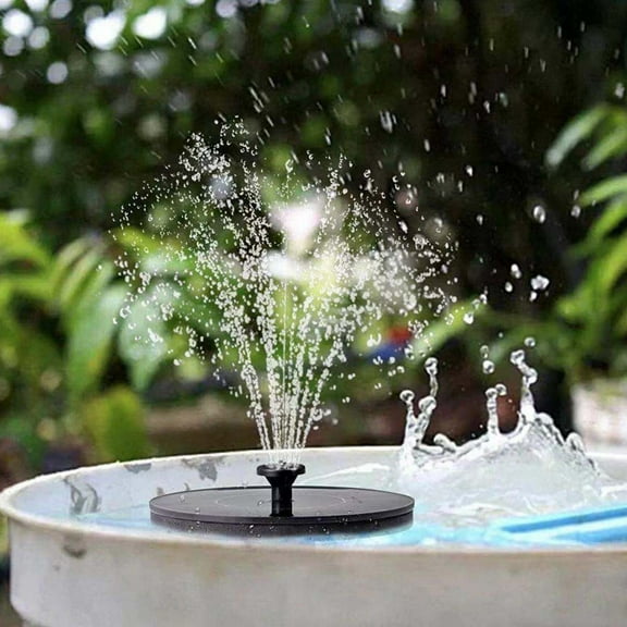 Joernso Water Fountain Energy-saving No Battery Mini Outdoor Pool Waterfall Solar Fountain Pump for Aquarium