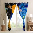 thumbnail image 4 of Outer Space 30%-50% Blackout Curtains Universe Themed Curtains Purple Galaxy Window Curtains Solar System Universe Room Decor Curtains Teens Planet Print Curtains,2 Panels 42"Wx90"L, 4 of 5