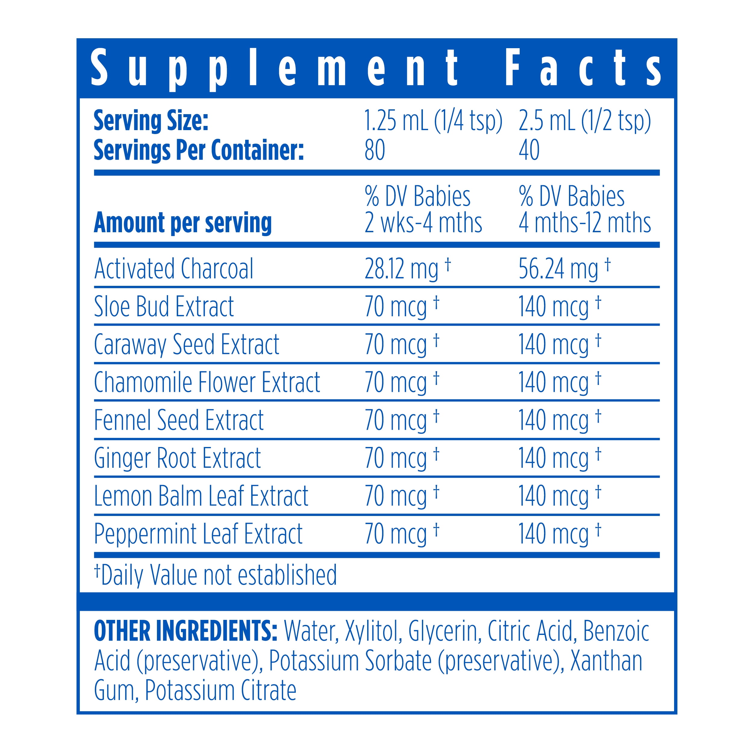 DrKids Fussy Baby Liquid Dietary Supplement, Gripe Water Alternative, 3.4 Fl. Oz. (100 ml)