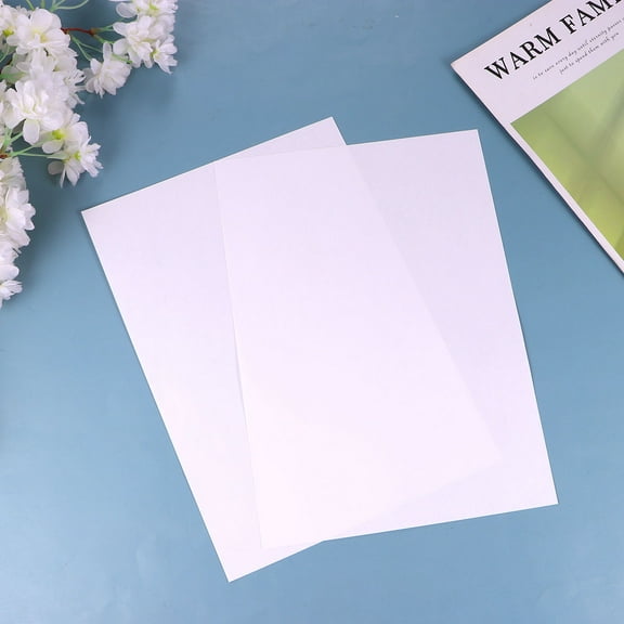 ROSENICE 100 Sheets White A4 Release Paper for Home Office Double Sided Blank Anti Stick Isolation Paper