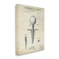 thumbnail image 2 of Stupell Industries Golf Ball Tee Patent Blueprint Diagram Outline Canvas Wall Art, 36 x 48, Design by Karl Hronek, 2 of 5