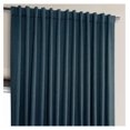 thumbnail image 5 of TiaGOC Faux Linen Room Darkening Curtains - 96 Inches Long Extra Wide Luxury Linen Curtains for Bedroom & Living Room (1 Panel), 100W X 96L, Story Blue, 5 of 9