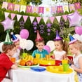 thumbnail image 4 of TickJOY Pink Happy Birthday Banner for Girls - Happy Birthday Decorations Set with Star Foil Balloons, Latex Balloons & Pennant Banner, Party Decorations for Girls Birthday, Teen Pink Parties, 4 of 6