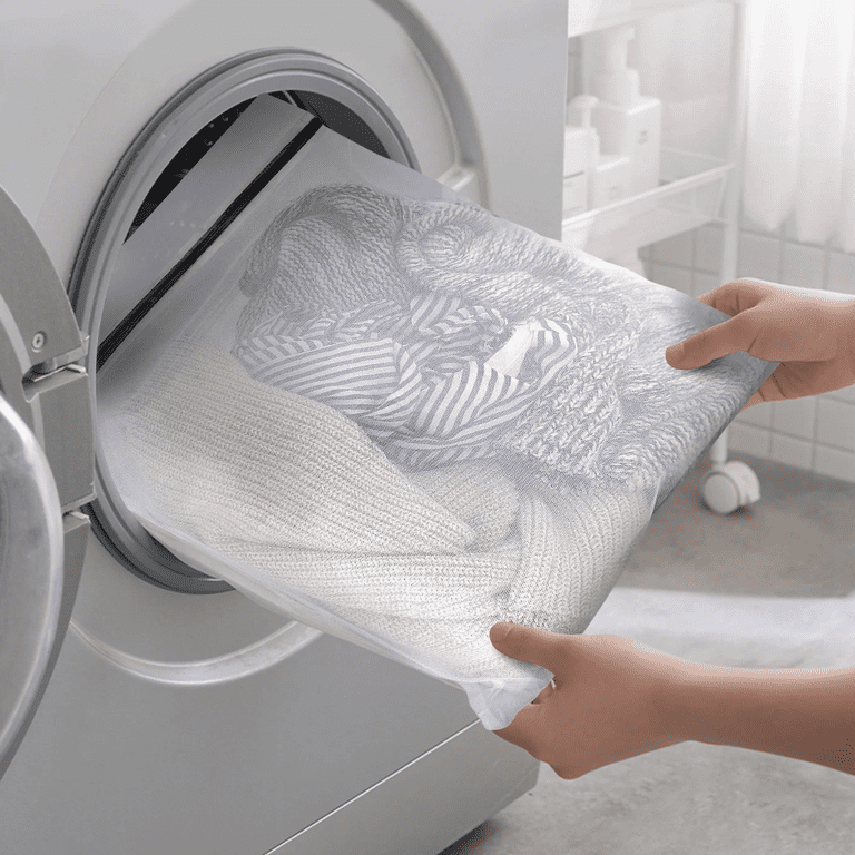 Bevtee Mesh Laundry Bags, 6-Pack with Zipper, 22" x 22" photo 2