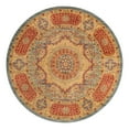 thumbnail image 2 of Unique Loom Palace Collection Area Rug - Amber (6' 1" Round Light Blue/Light Brown), 2 of 6