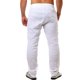 thumbnail image 4 of Pantalones de lino y algodón para hombre, ropa de calle transpirable, Color sólido, S-3XL, 4 of 4