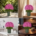 thumbnail image 4 of Crisantemos Artificiales 21 Cabezas Ramos de Flores Falsas 10 Piezas para Decoración de Interiores y Exteriores Arreglos para Escenas de Jardín Conmemorativo, 4 of 6
