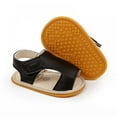 thumbnail image 3 of Baby Summer Shoes Newborn Infant Baby Girls Boys Sandals Shoes Solid Non-Slip Breathable Toddler Shoes 0-18M, 3 of 5