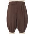 thumbnail image 3 of Hansber Kids Boys Girls Solid Color Capri Pants Baby Bloomers Diaper Cover Loose Breathable Summer Coffee 130, 3 of 7