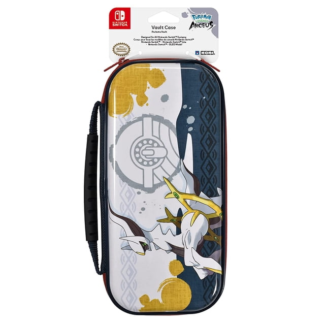 Estuche Hori Pokemon Legends: Arceus Nintendo Azul y Blanco Switch