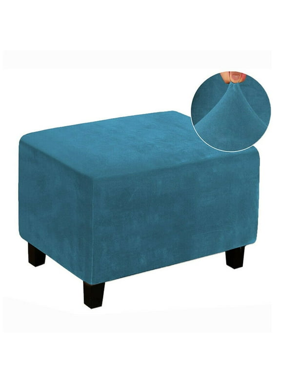 Ottoman Covers in Slipcovers