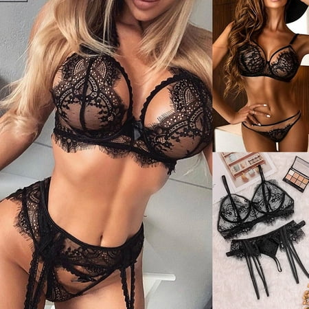

TANGNADE New Sexy Fashion Lace Lingerie Underwear Sleepwear Nightdress Pajamas Garter
