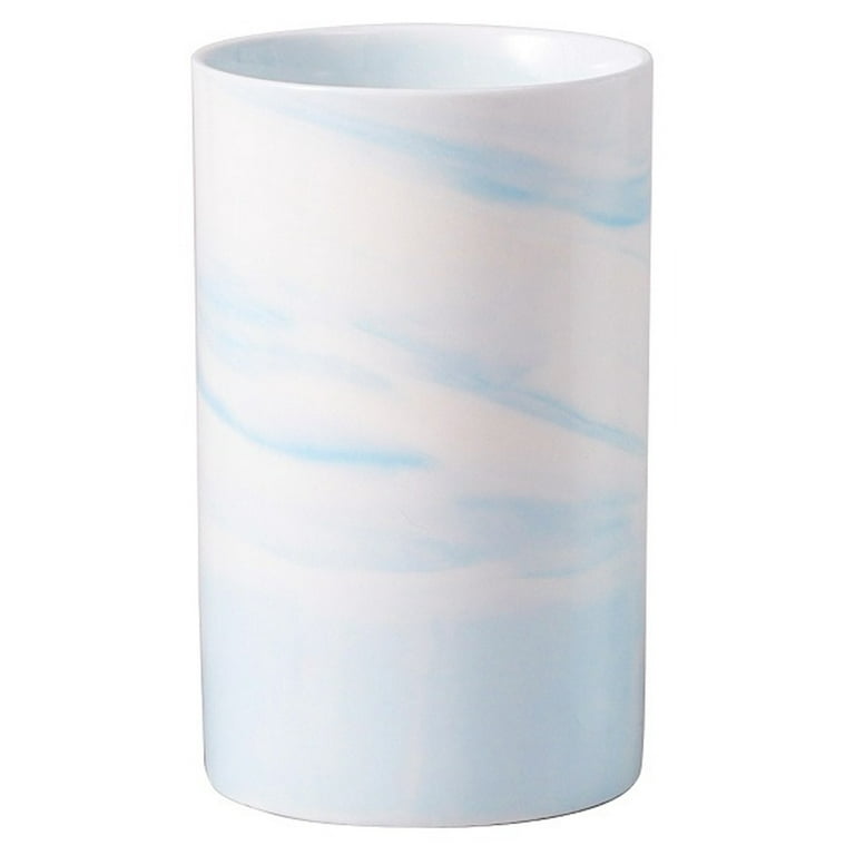 Ceramic Rustic Marble Bathroom Tumbler Cup for Mouthwash Rinsing