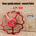 thumbnail image 4 of Rueda Bicicleta LEBYCLE 13T Bike Rear Derailleur Polea Guide Bearing Jockey Wheel (Rojo), 4 of 4