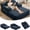 Black, variant on CARZZI LIFE 60 Inch Oversized Chaise Lounge Chair Indoor, Corduroy Boneless Chaise with Armrests & Backrest /2 Pockets /3 Pillows, Lounge Sofa Bed for Adults Living Room (Black)