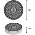 thumbnail image 1 of FMSHPON Mandala Pattern Set of 6 Round Coaster for Drinks, Absorbent Ceramic Stone Coasters Cup Mat with Cork Base for Home Kitchen Room Coffee Table Bar Decor, 1 of 6
