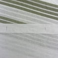 thumbnail image 3 of Serafina Home Striped Sage Green And White Fabric Shower Curtain: 100% Cotton Luxury Hotel With Detailed Decorative Weave For Bathroom 70" x 72", 3 of 11