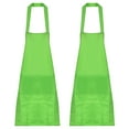 thumbnail image 1 of Unique Bargains 2pack Kitchen Cooking Aprons Polyester Art Aprons Pottery Apron Waterproof Artist Painting Apron Light Green, 1 of 5