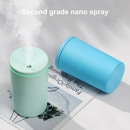 

Fairnull Portable Air Humidifier Straight Cup Design USB Mute Cool Mist Humidifier Car Atomizer for Home