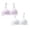Pink 1PCS & White 1PCS, variant on Girls Underwear Sports Bra For Teen Girls Non Padded Wirefree Bralette Comfortable Seamless Everyday Wear Lightweight Soft Breathable Support