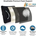 thumbnail image 2 of /HSA Eligible Lumbar Support Pillow with Heated/Cooling Gel Pad for Back Relief, 2 of 6
