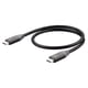 thumbnail image 5 of Cable de datos Cable USB-C a USB-C Cable tipo C con todas las funciones Sincronización de audio y video 5K Carga rápida PD100W Compatible con Thunderbolt3, 4FT Romacci Cable de datos, 5 of 5